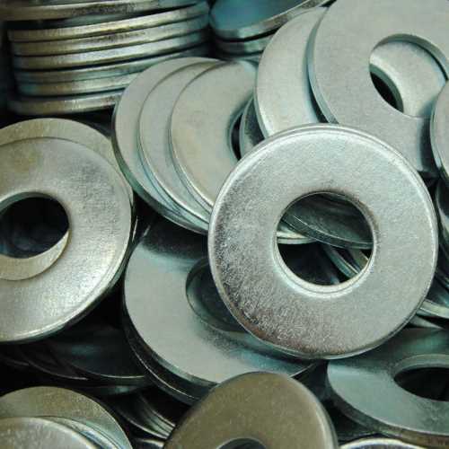 500 Stück  Karo-Scheiben,Unterlegscheiben   8,4 x 25 x 1,5 mm   Stahl verzinkt 